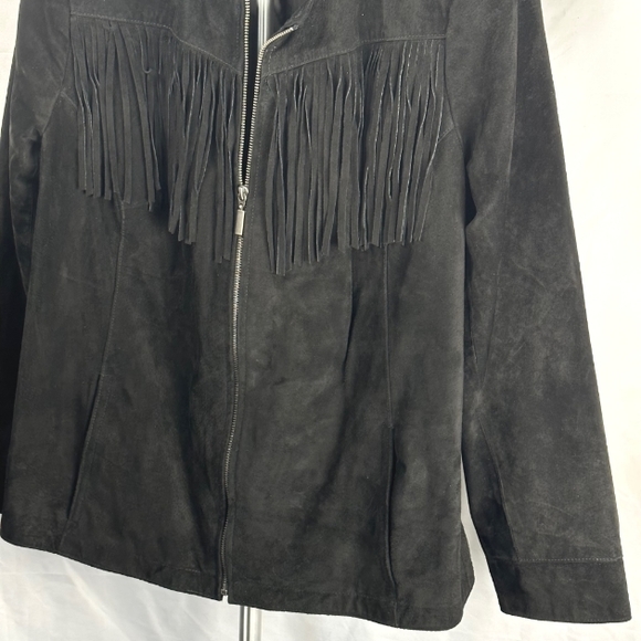 d & co. Demin and Company Suede Leather Jacket - Picture 9 of 10